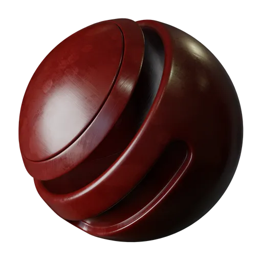 Dirty red plastic