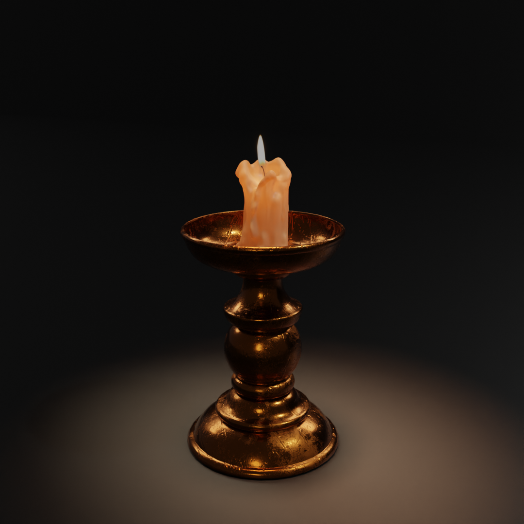 Candlestick | FREE Miscellaneous models | BlenderKit