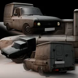 Old Bread Car (RIGGED)