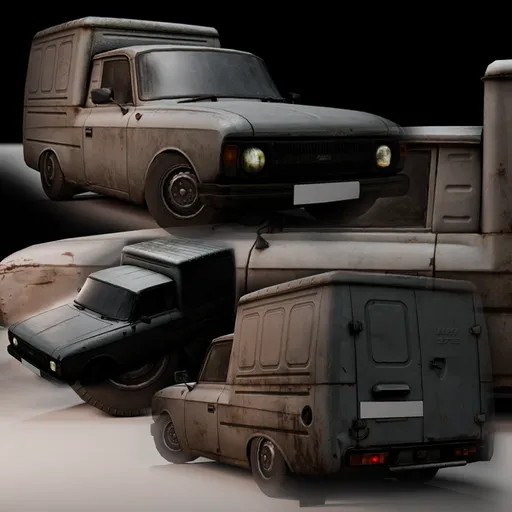 Old Bread Car (RIGGED)