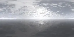 Bright sky scattered clouds