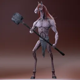 Hores Creatuer - Rigged