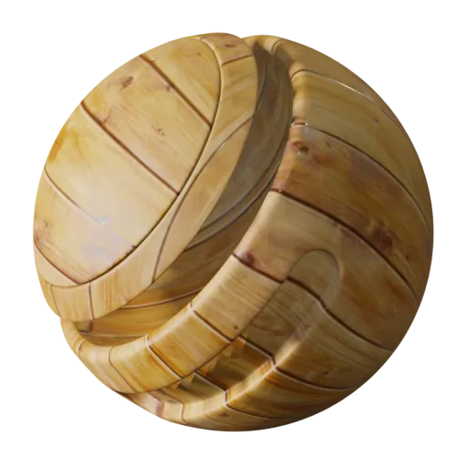 High-quality seamless wood plank PBR material for 3D rendering and Blender projects.