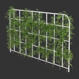 Grid Ivy Simple Plant
