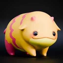 Hippo Creature (Rigged)