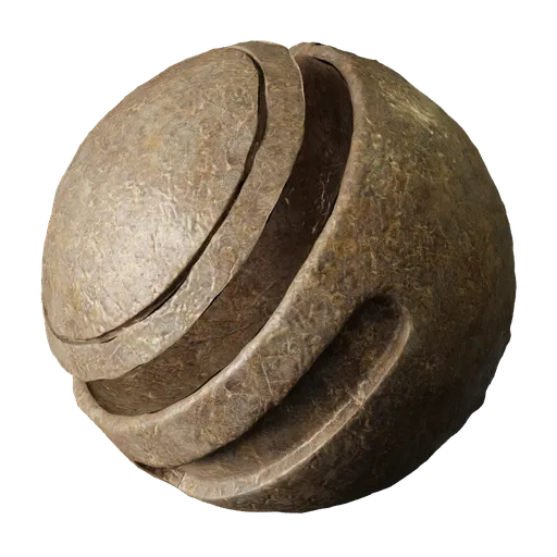 Realistic 2K PBR stone texture for 3D modeling and rendering, suitable for Blender and other 3D apps.