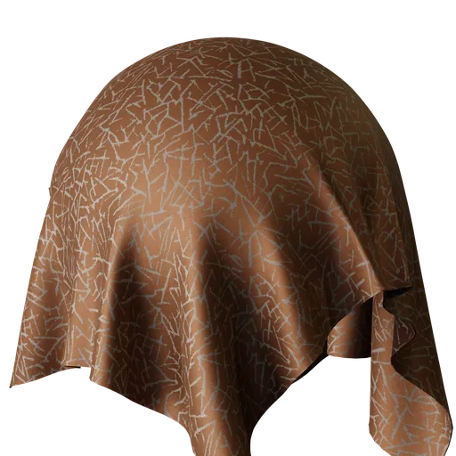 Geometric Orange Jacquard