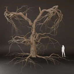 SJ-Photorealistic Dead Tree Model