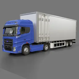 Ford F-Max Tractor Trailer Truck