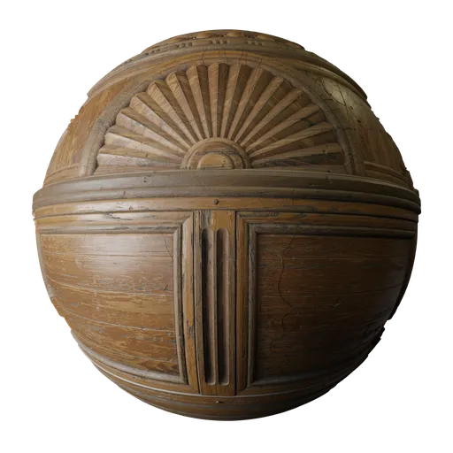 Carved Wooden Panel