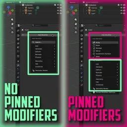 Pinned Modifiers