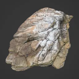 Low Poly Coastal Rocks 8