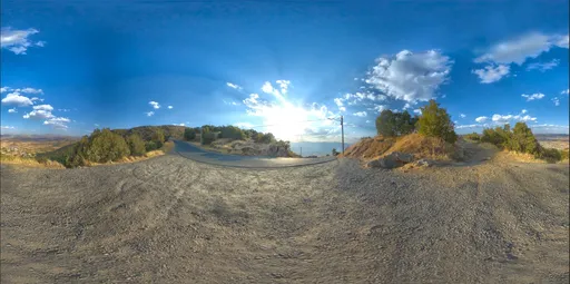 Sunlit Gravel Ridge