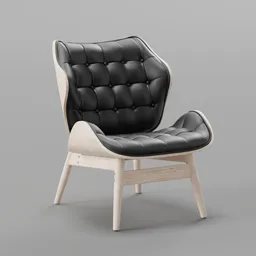 Leather Wingback Chair