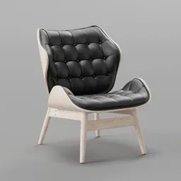 Leather Wingback Chair