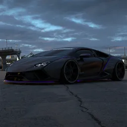 Sleek Lamborghini Carbon car