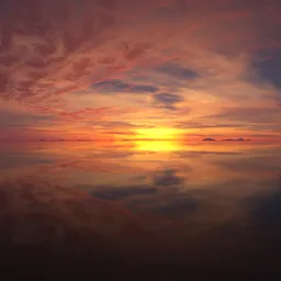 Dramatic Colorful Sunset Twilight