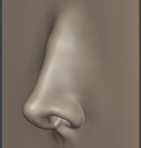 Male Nose PointedUp