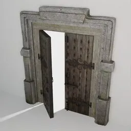 Medieval Double Door