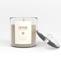 Modern Home Candle in Glass Jar