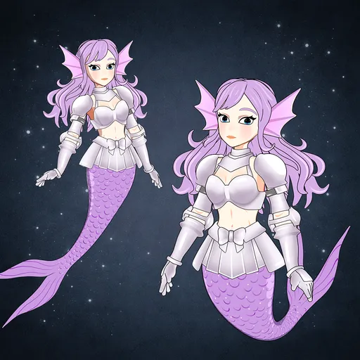 Armored Mermaid Anime Character