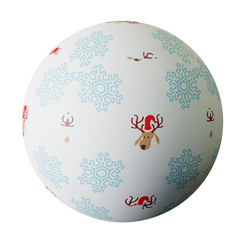 Christmas Wrapping Paper FREE paper materials BlenderKit