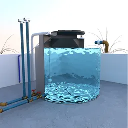 Water tank animation