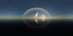 Sci-fi Planet Rings Pure Sky