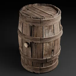 MK-Wooden barrel