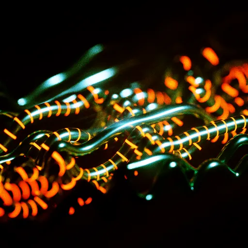 Futuristic Neon Wires