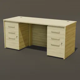 Wooden Office Desk