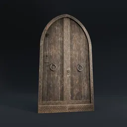 Medieval Door Gate