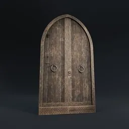 Medieval Door Gate