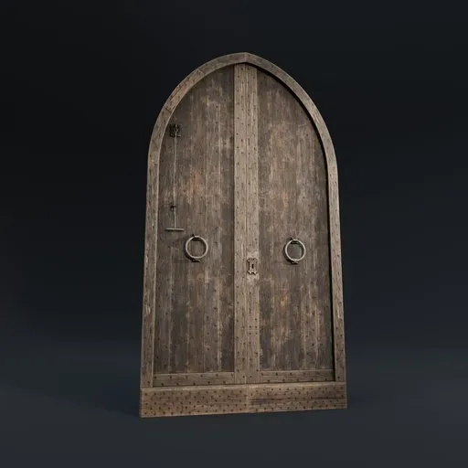 Medieval Door Gate