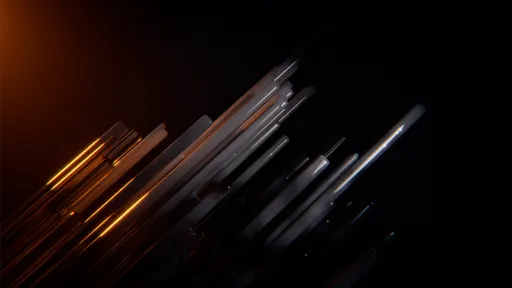 Stylized Glowing Fiber Optic Glass Rods