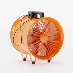 "Exhaust Fan 3D Model for Blender 3D - Ideal for animation projects. This household appliance features a portable design and low spatial lighting, as seen in the showcased dribbble and behance designs by Erwin Bowien and Alex Petruk APe. Enhance your creations with this carefully crafted fan model."