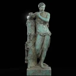 statue of Vs Mercury