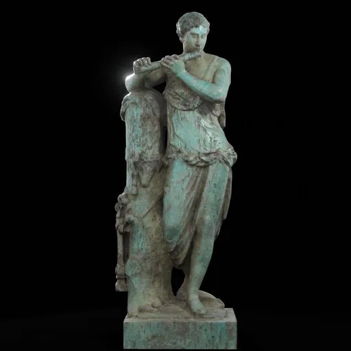 statue of Vs Mercury
