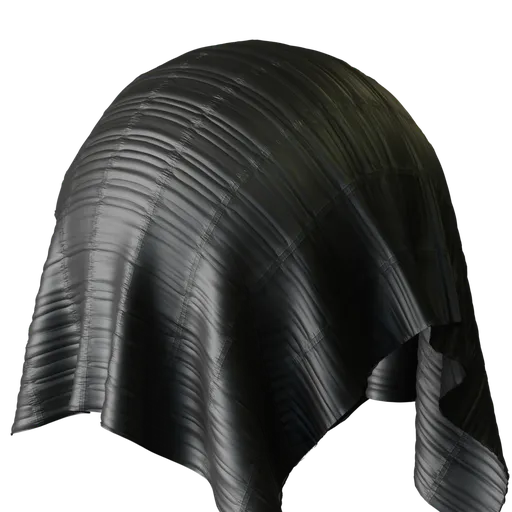 Black curtain fabric