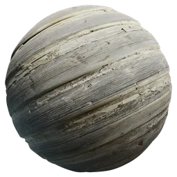 Aged wooden PBR texture for 3D modeling in Blender, ideal for realistic architectural visualization and game asset creation.