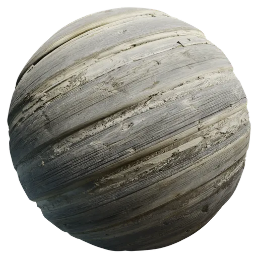 Aged wooden PBR texture for 3D modeling in Blender, ideal for realistic architectural visualization and game asset creation.