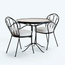 Outdoor Bistro Dining Table Set