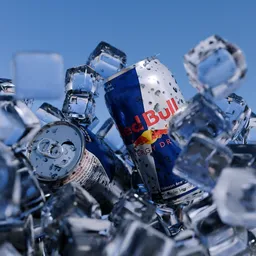 Photorealistic Redbull Can