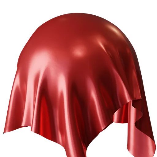 Red Satin Fabric