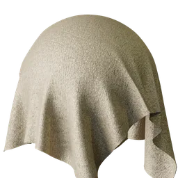 Plain Natural Chenille