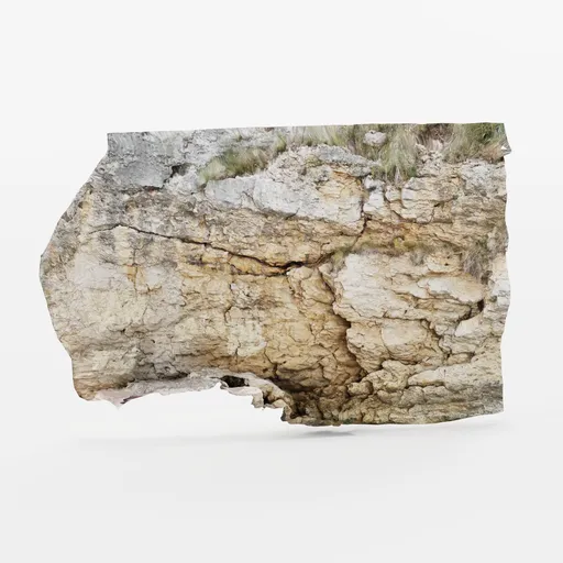 Scan cliff formation stone