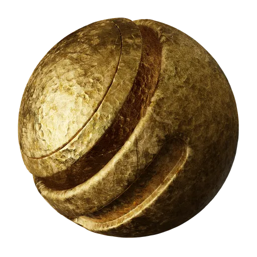 Old gold metal