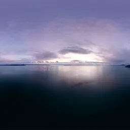 Cloudy Twilight Sunrise Ocean Shore