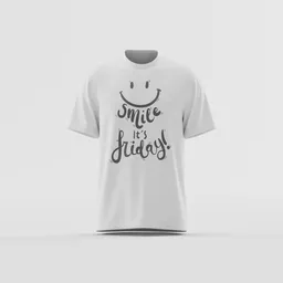 'Smile It's Friday' Graphic T-Shirt