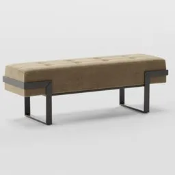 Velvet bench